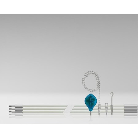 Jonard Tools 15 ft Glow Rod Kit+, 3/16" Diameter RDG-15A